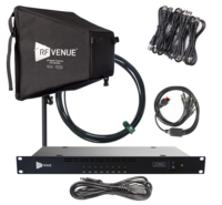 THE RF VENUE 8 CHANNEL IN-EAR MONITOR UPGRADE PACK CONTAINS THE CP BEAM HELICAL ANTENNA